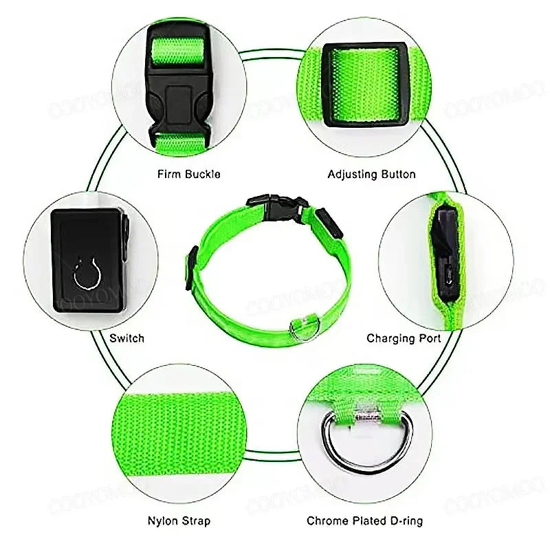 Furry™ - LED Reflective Dog Collar